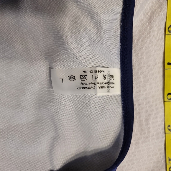 NWT tear drop cut out padded A line high waisted padded tankini large swim suit - Picture 10 of 13